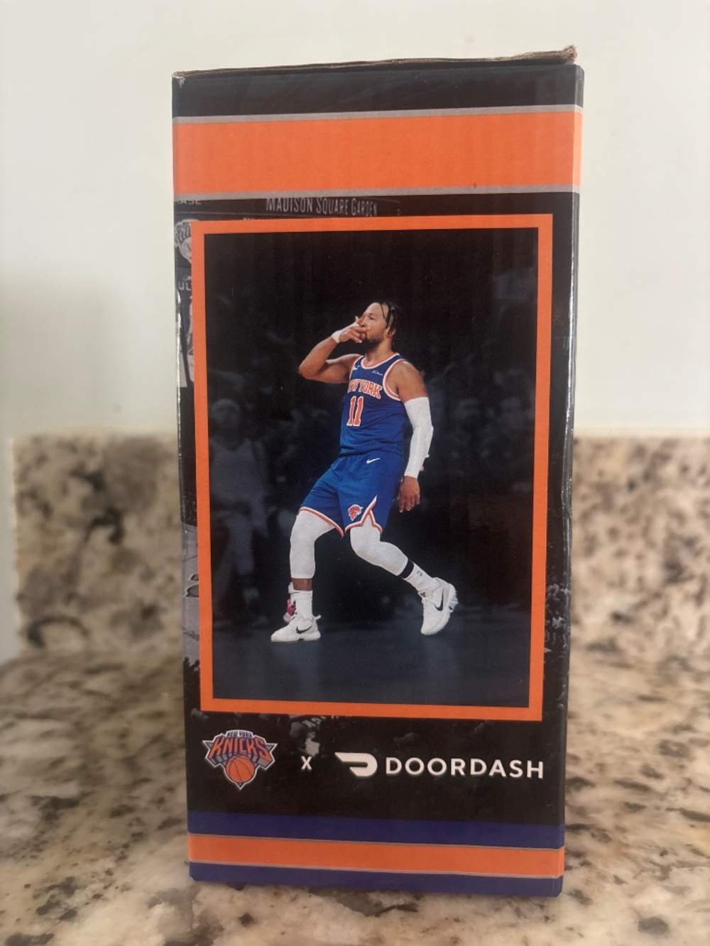 Jalen Brunson Knicks DoorDash MSG SGA Bobblehead NEW IN BOX NBA - Picture 5 of 8